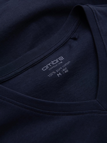 Ombre Shirt in Blauw