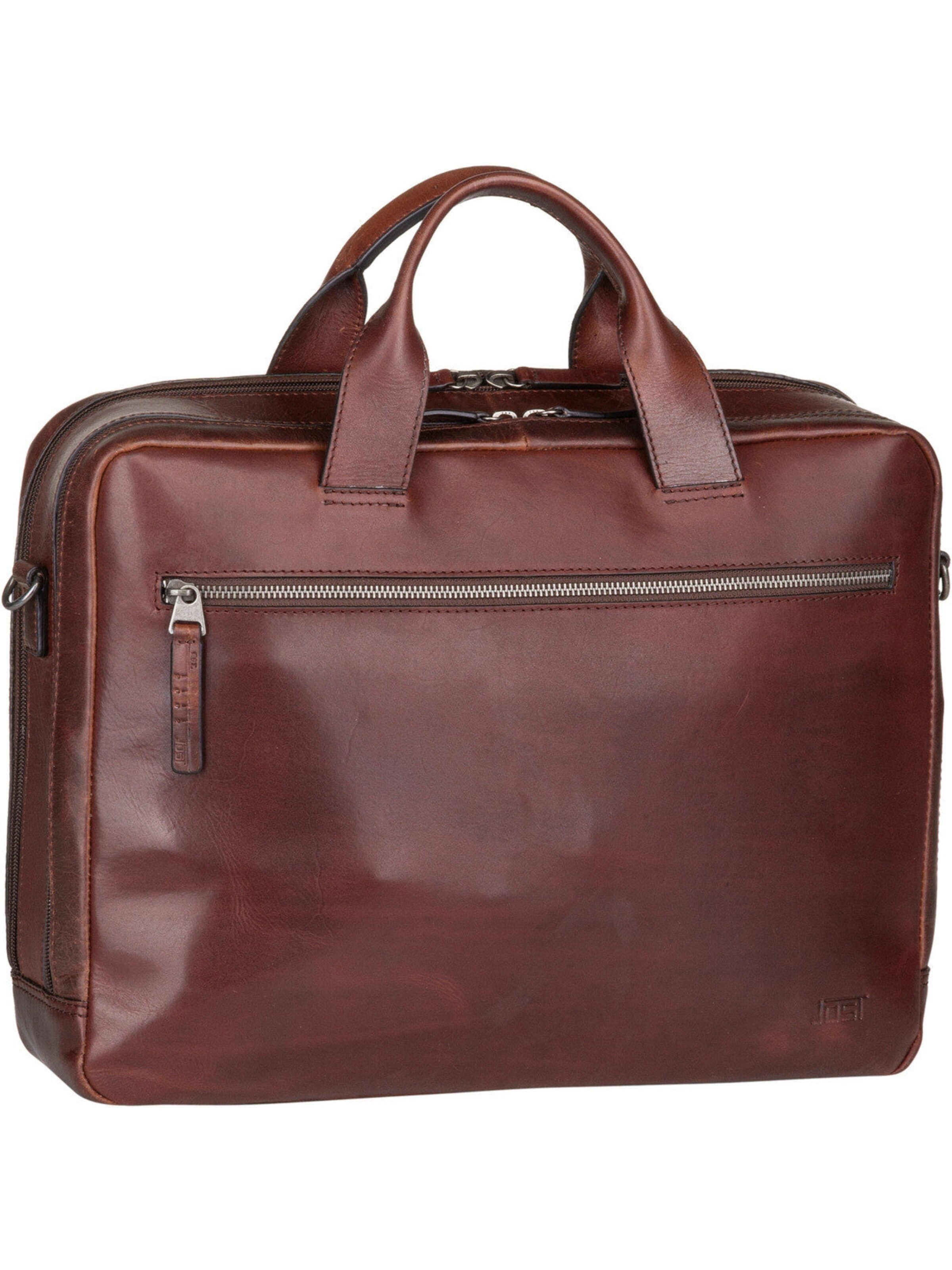 JOST Aktentas 'Lund' in Bruin: voorkant