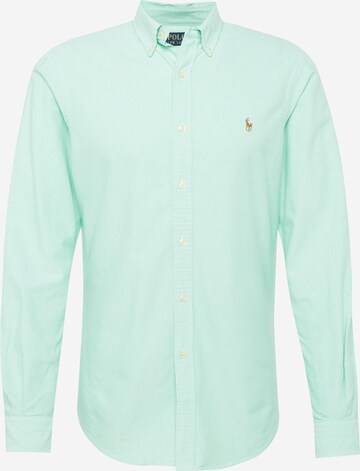 Polo Ralph Lauren Button Up Shirt in Green: front