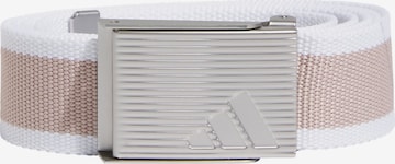 Ceinture de sport 'Reversible Striped Webbing' ADIDAS PERFORMANCE en blanc : devant
