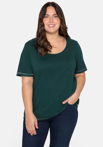 SHEEGO Shirt in Groen: voorkant