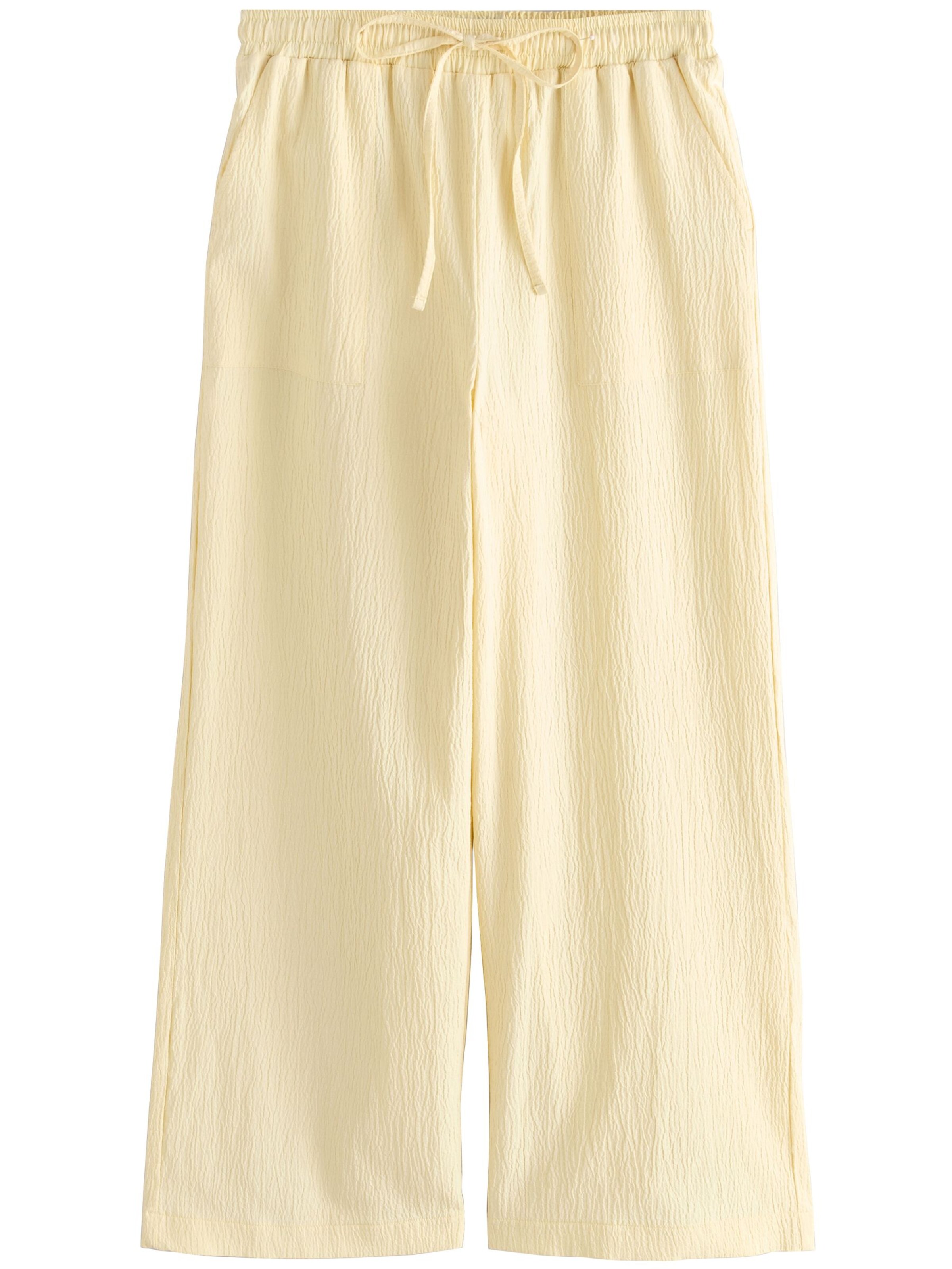 Next Широкий Штаны в Желтый: спереди