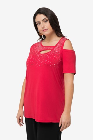 T-shirt Ulla Popken en rouge : devant