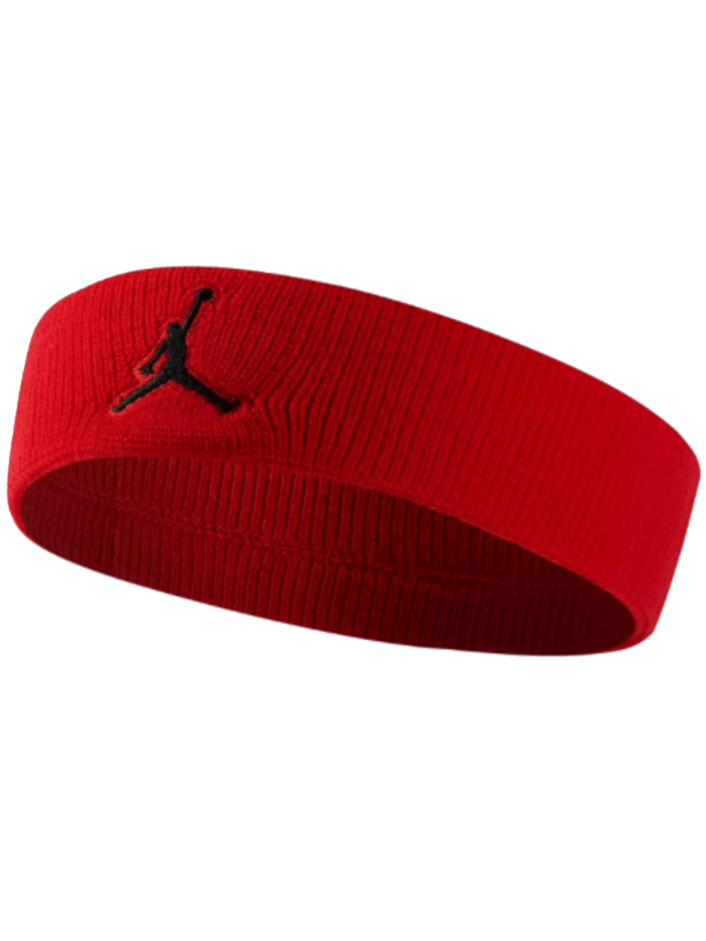 Jordan Sporthoofdband in Rood: voorkant