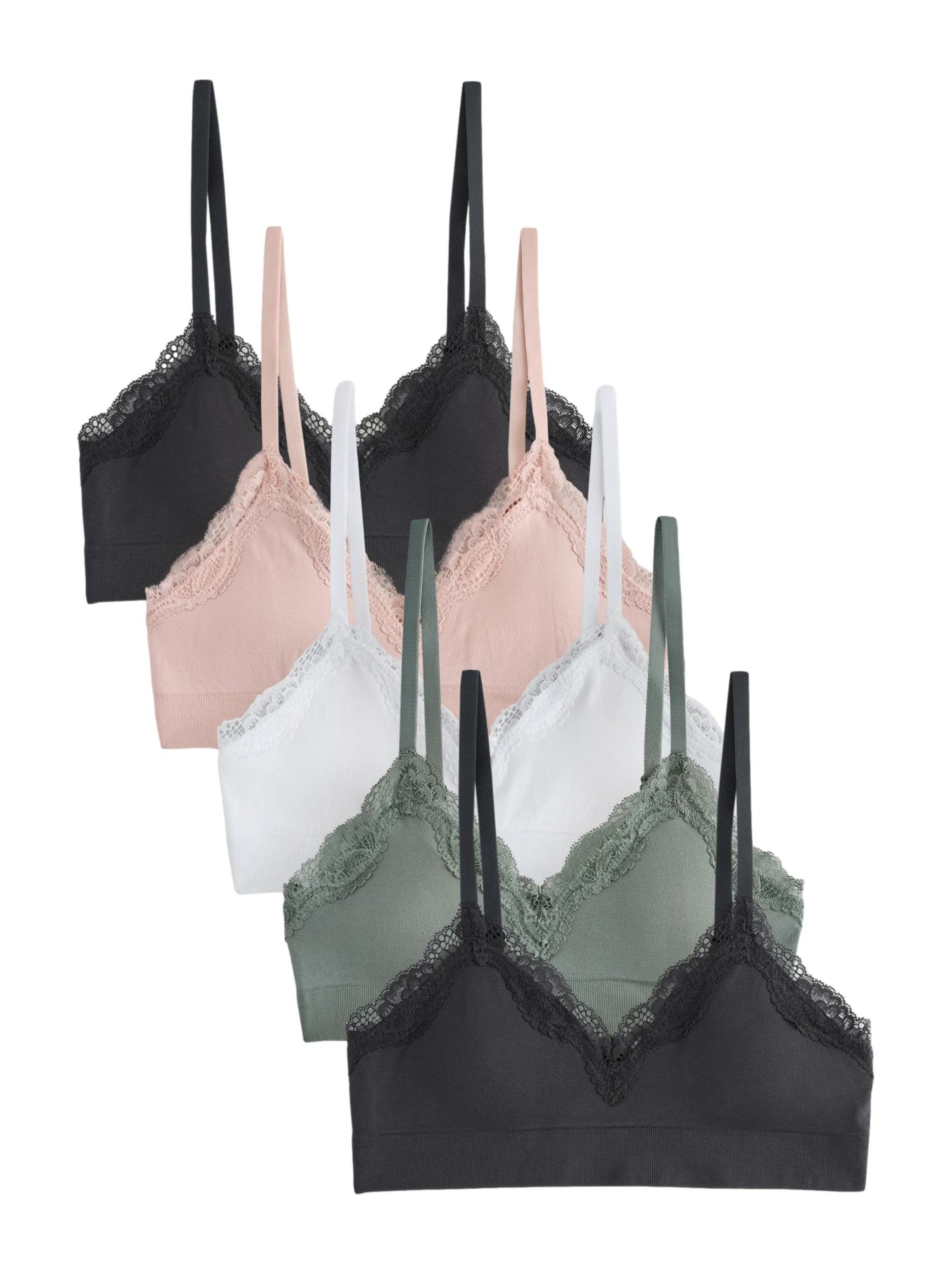 Next - Soutien Bustier Soutien em verde: frente