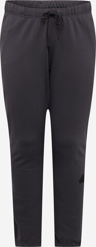 ADIDAS SPORTSWEAR Tapered Sportbroek in Zwart: voorkant