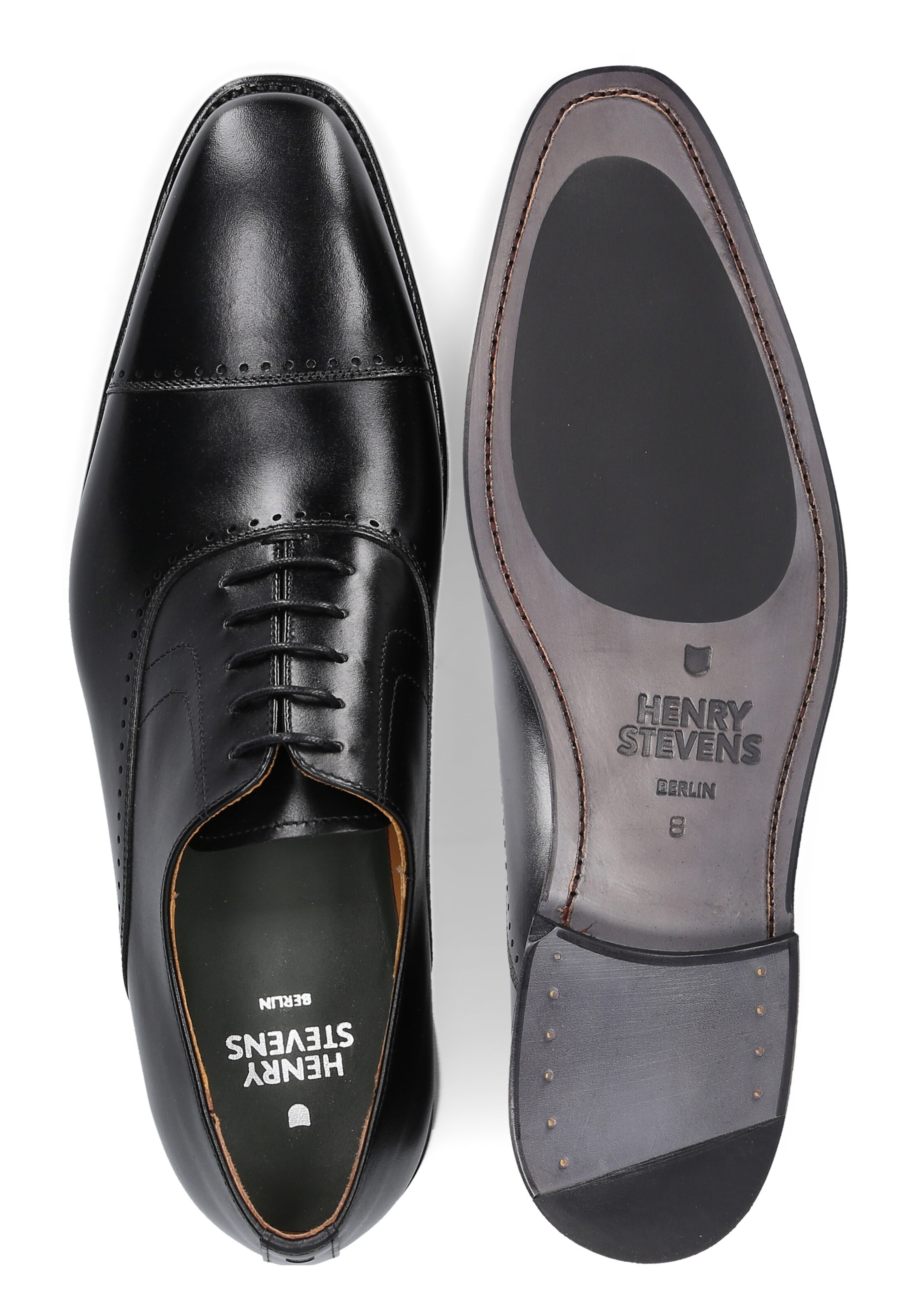 Henry Stevens Lace-up shoe 'Liam CO' in Black