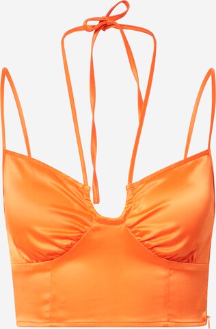 NA-KD Top in Orange: front