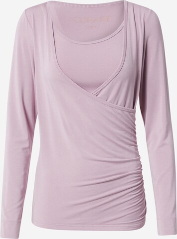 Maglia funzionale 'Flow' di CURARE Yogawear in rosa: frontale