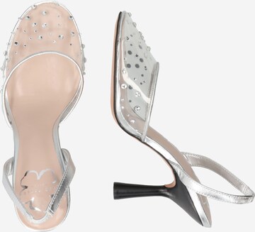 Ted Baker Дамски обувки на ток с отворена пета 'larlar' в сребърно