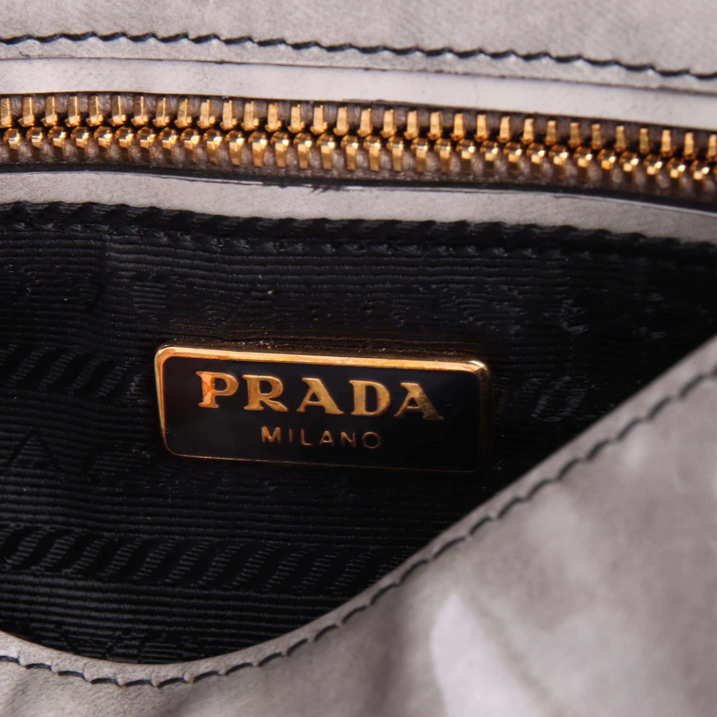 PRADA Bag in One size in Grey