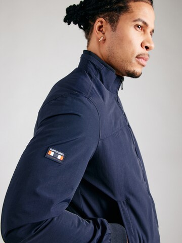 Superdry Between-Season Jacket 'Harrington' in Blue