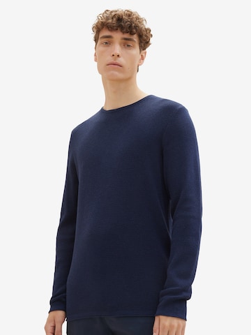 TOM TAILOR DENIM Sweater in Blue