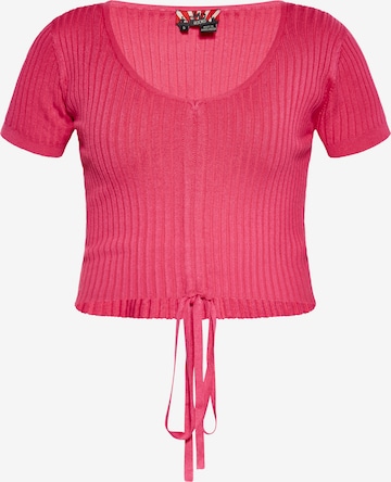 myMo ROCKS Top in Roze: voorkant