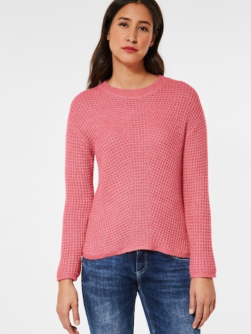 STREET ONE Sweater in Pink: front