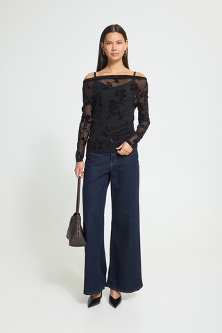 ICHI - Blusa 'IHKAINA' en negro