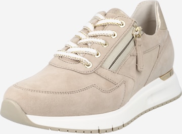 GABOR - Zapatillas deportivas bajas en beige: frente