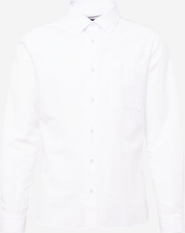 BURTON MENSWEAR LONDON Přiléhavý střih Společenská košile – bílá: přední strana