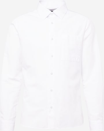 BURTON MENSWEAR LONDON - Ajuste estrecho Camisa de negocios en blanco: frente