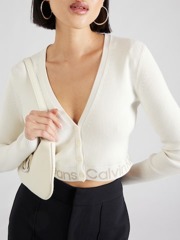 Cardigan Calvin Klein Jeans en blanc