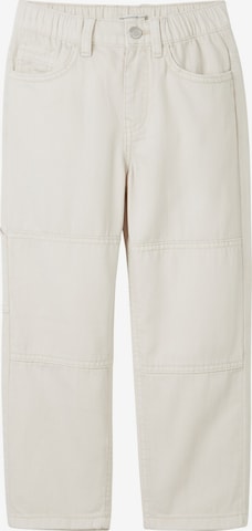 TOM TAILOR Loosefit Broek in Wit: voorkant