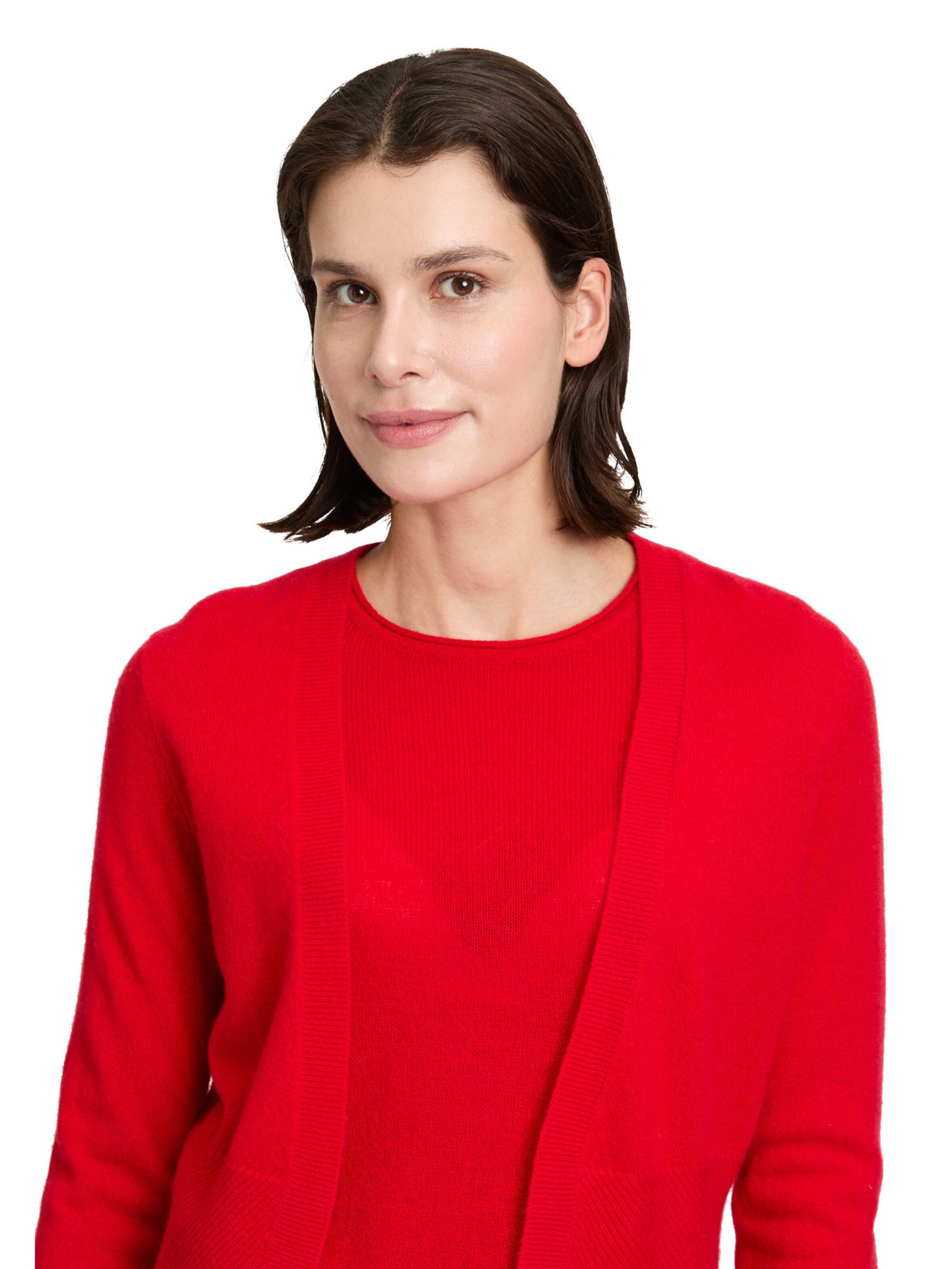 Betty Barclay Knit cardigan in Red