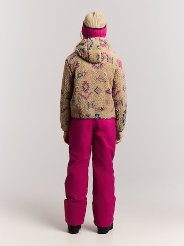 PROTEST Fleece jas 'PRTKylee JR' in Bruin