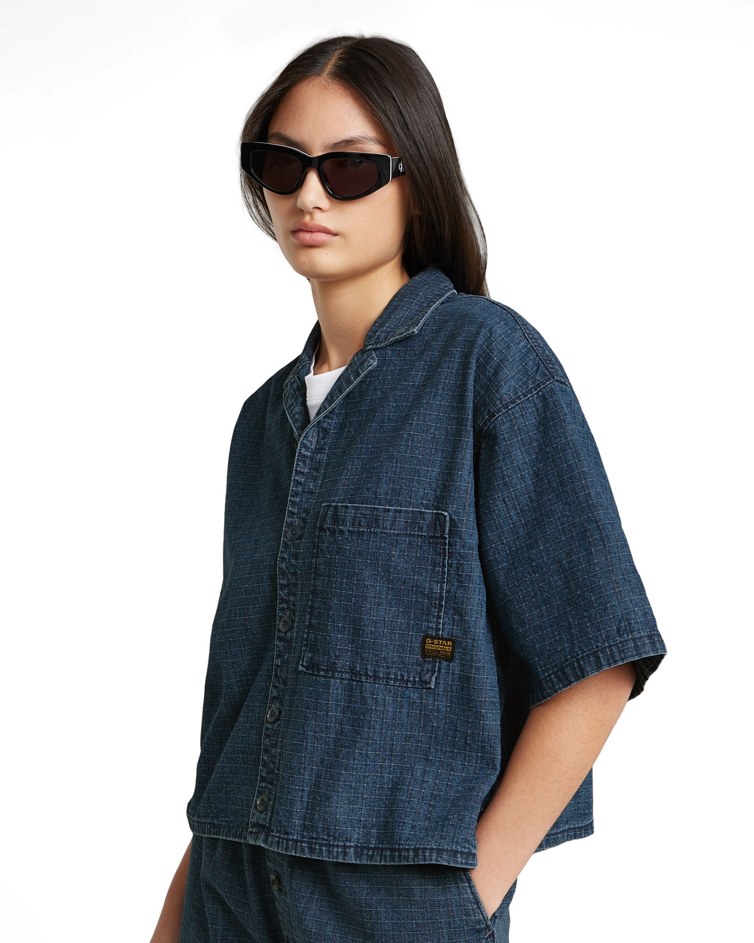 G-STAR Blouse in Blue