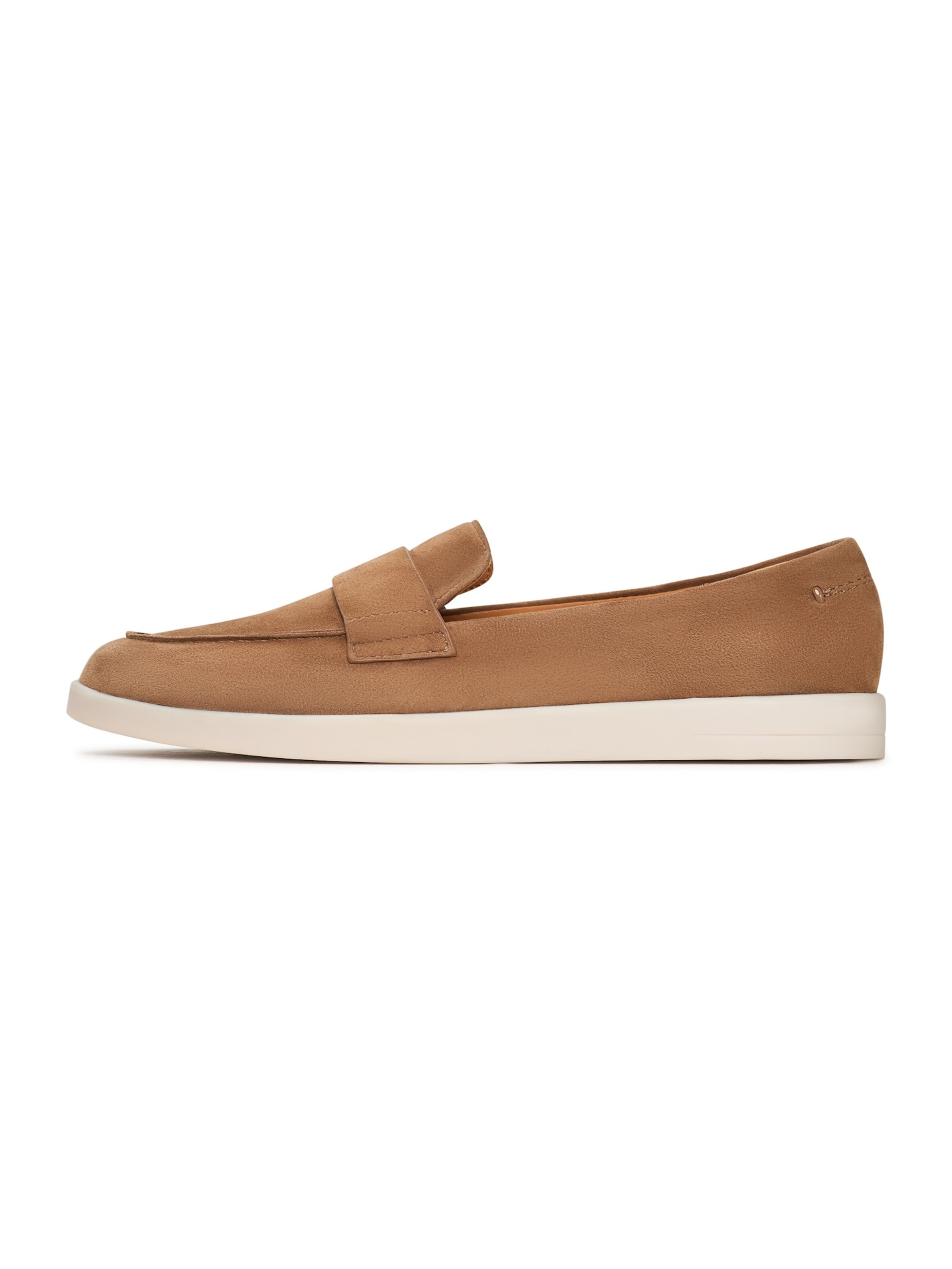 CESARE GASPARI Moccasin in Beige: front