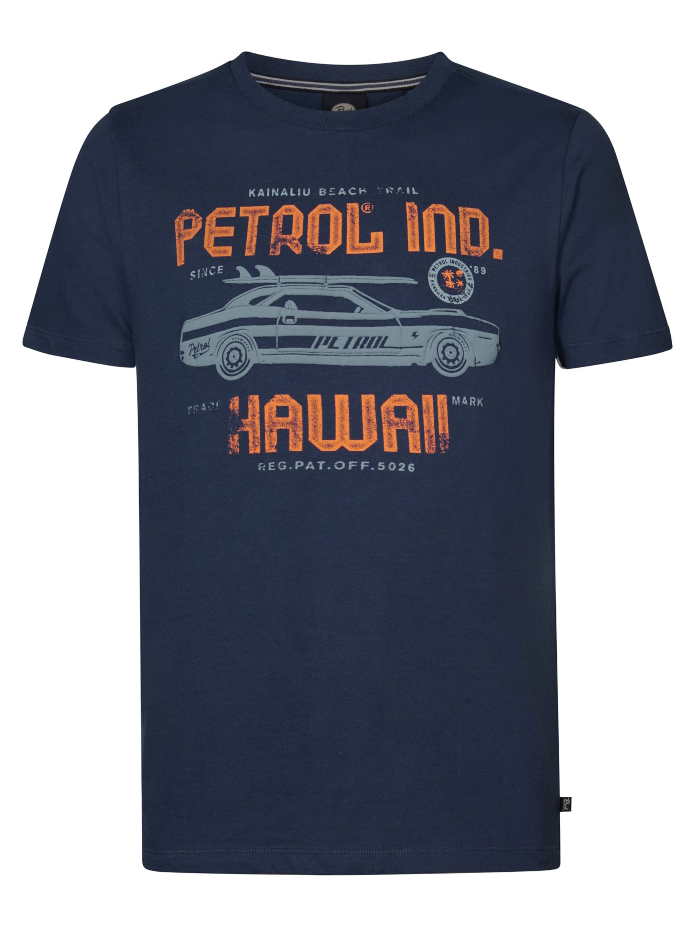 Petrol Industries Shirt 'Stroll' in Blue: front