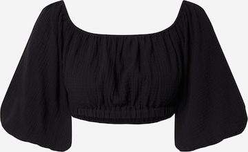 Camicia da donna 'Nadda' di EDITED in nero: frontale