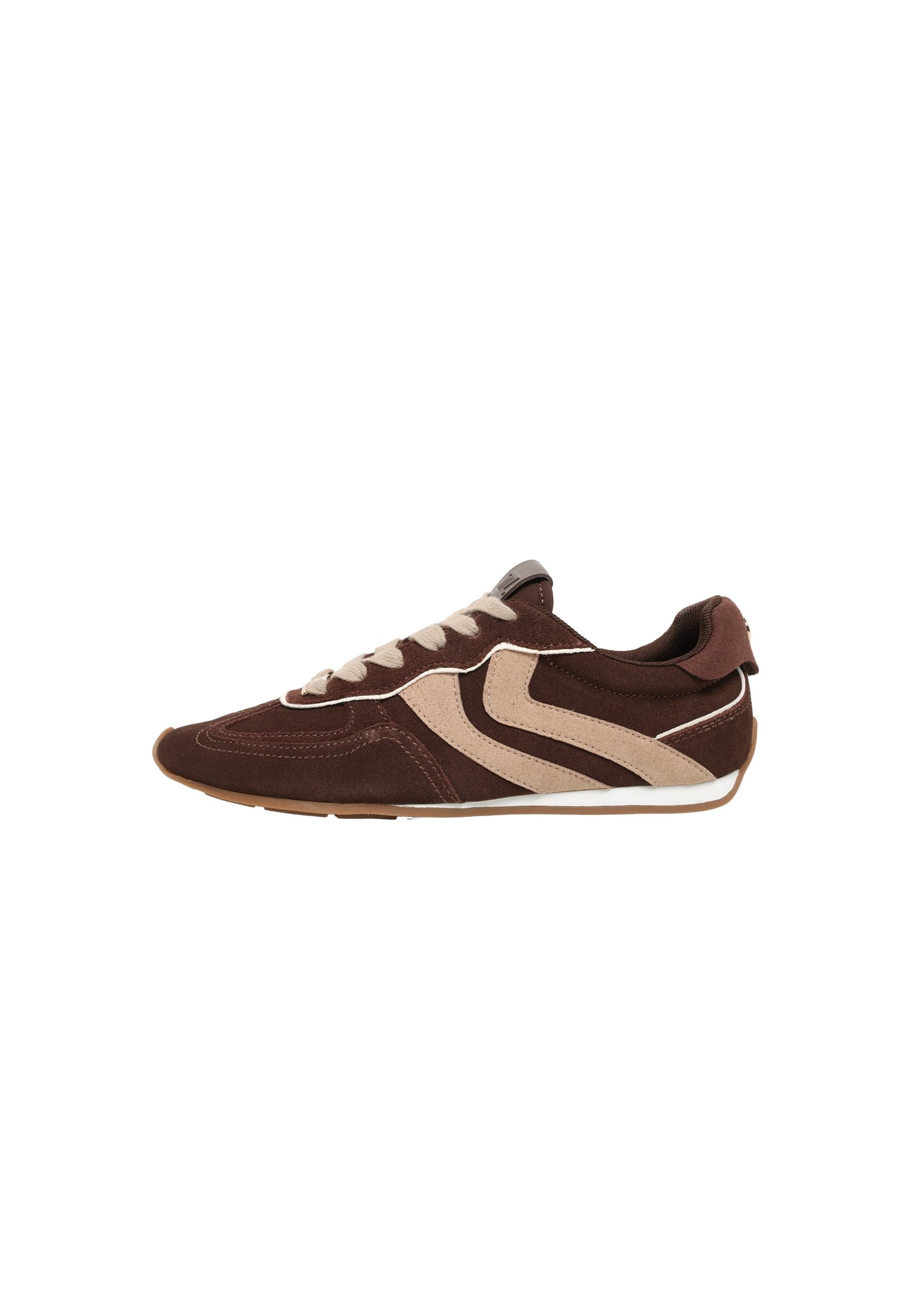 STEVE MADDEN Baskets basses 'Abbi' en 36 en crème / cappuccino / brun foncé, Vue avec produit