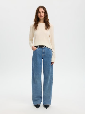 SELECTED - Loosefit Vaquero 'SLFWIDE BEA-KORI' en azul