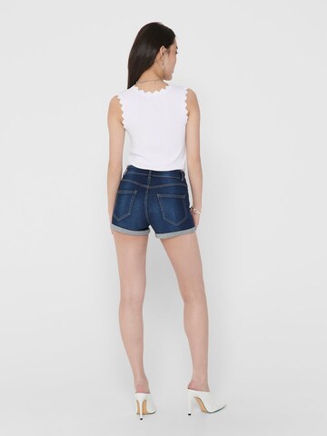 ONLY Regular Shorts 'Hush' in Blau