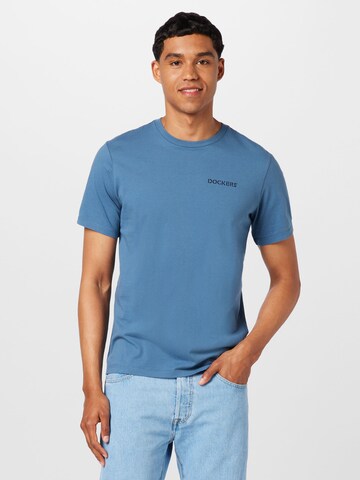 T-Shirt Dockers en bleu : devant