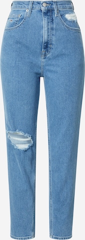 Tommy Jeans Kavbojke 'Mom' | modra barva: sprednja stran