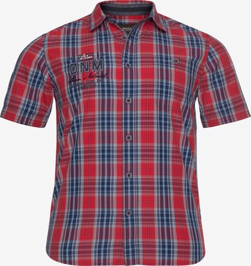 Man's World Comfort fit Button Up Shirt in Red: front