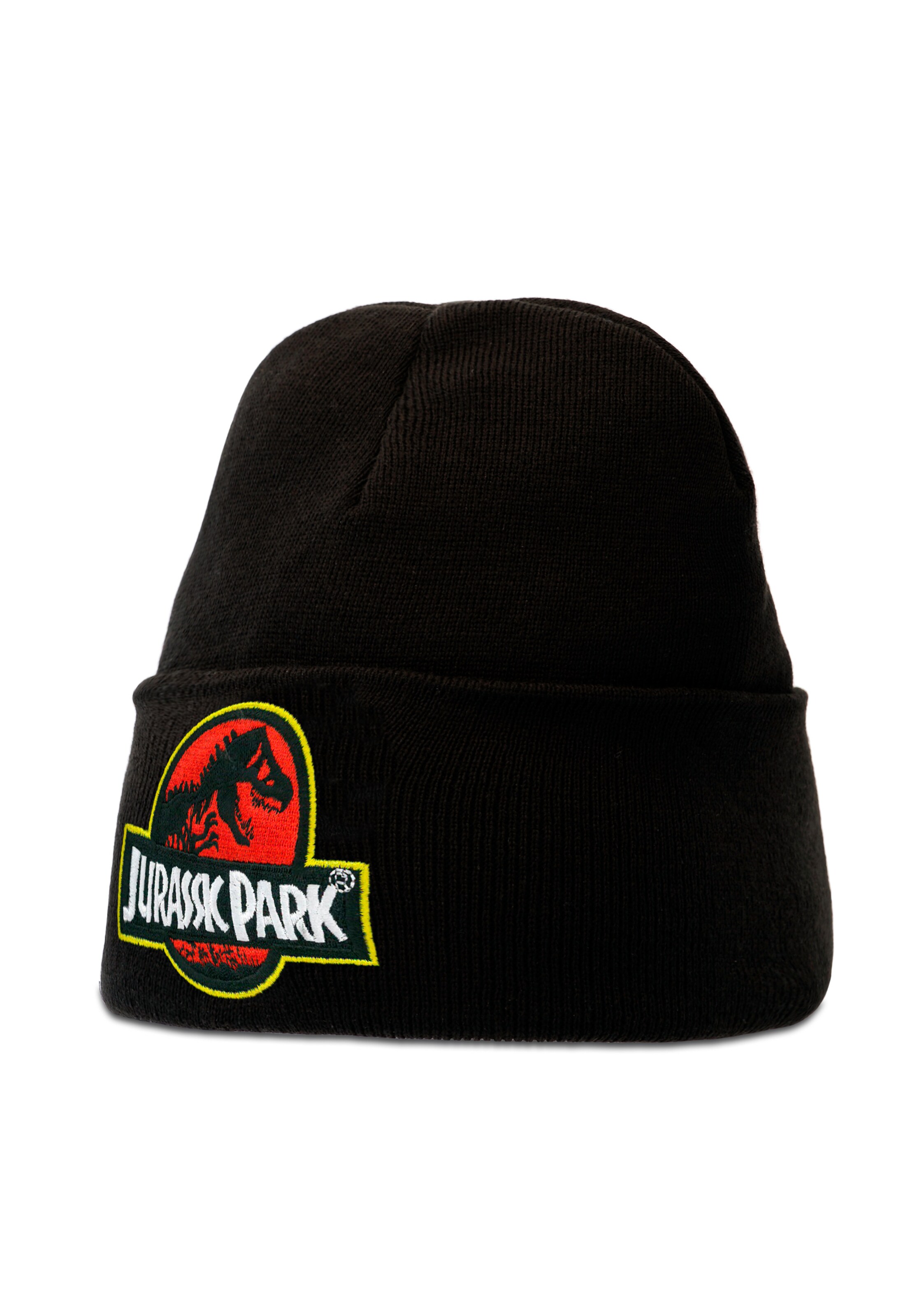 LOGOSHIRT Beanie 'Jurassic Park' in Black