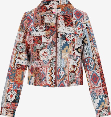 IZIA - Casaco meia-estação em mistura de cores: frente