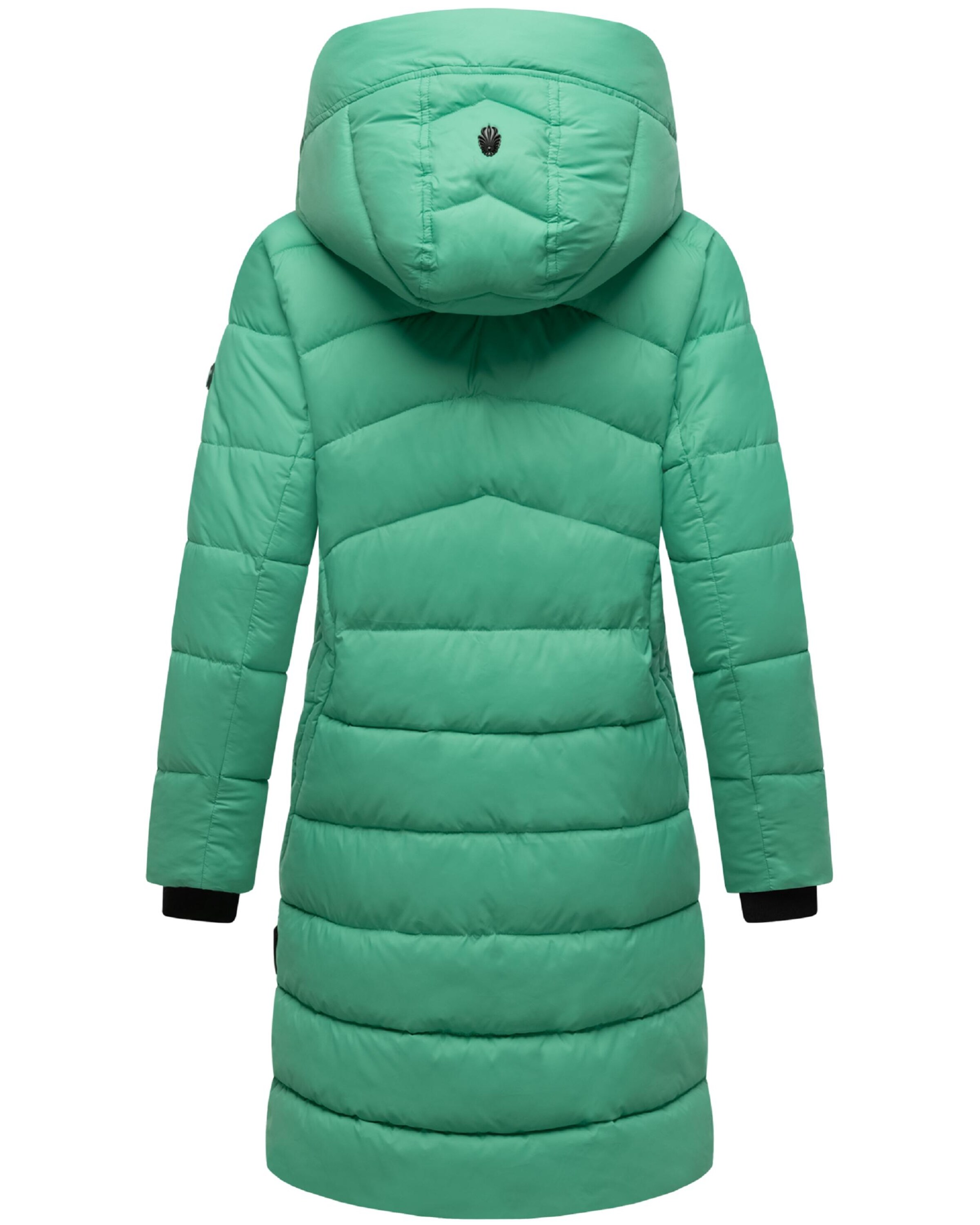 MARIKOO Płaszcz zimowy 'Kaltnäschen 16' w kolorze zielony