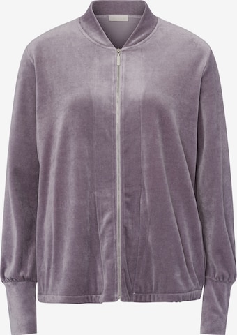 Veste de survêtement Hanro en violet : devant