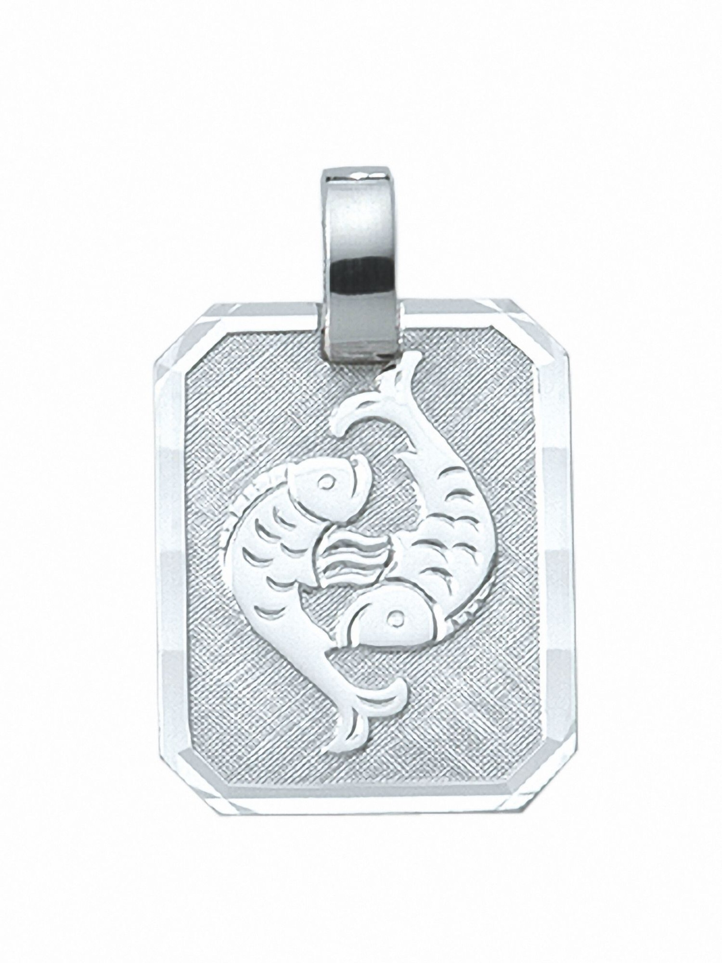 Adelia´s Pendant 'Fisch' in Silver: front