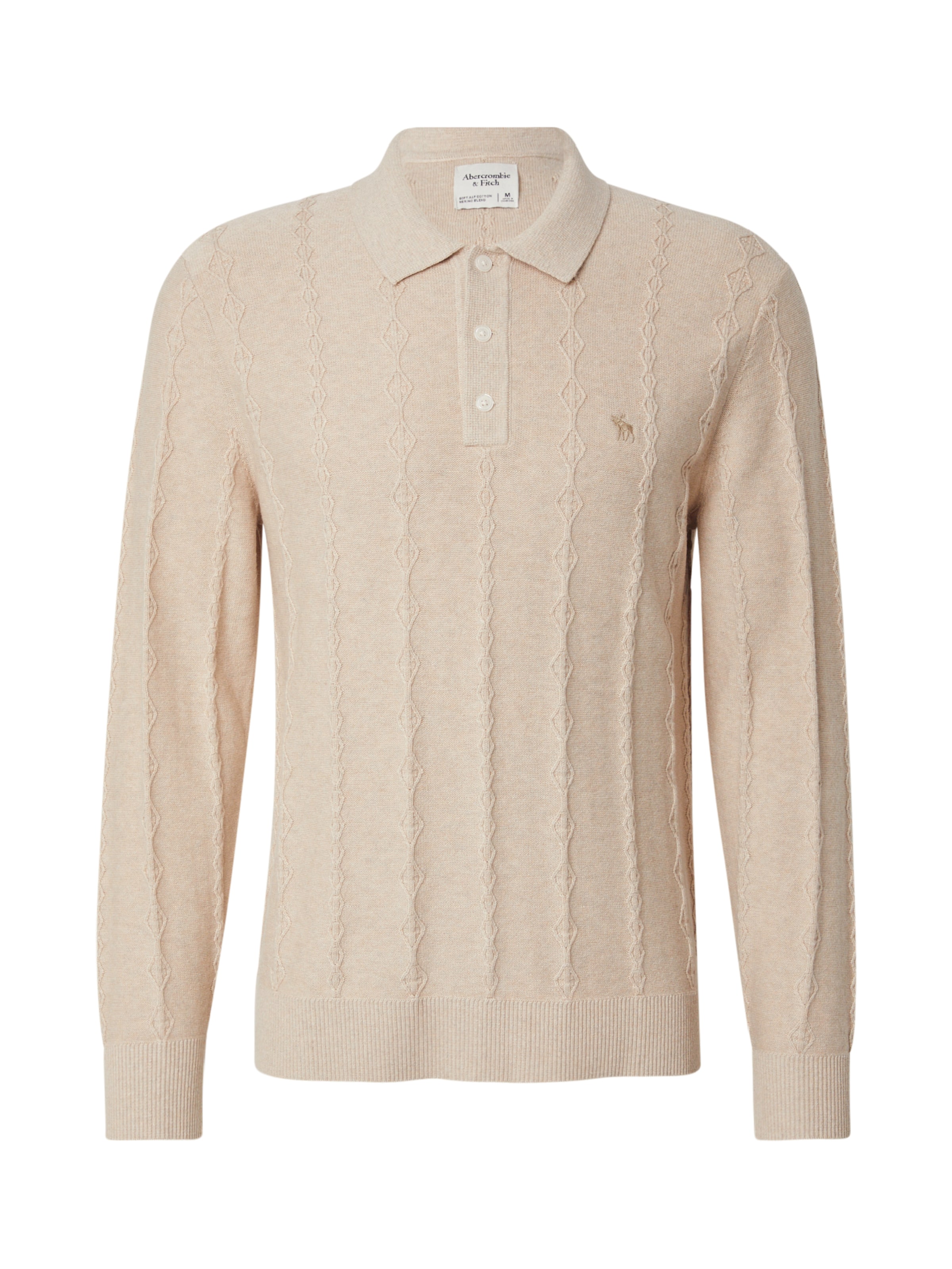 Abercrombie & Fitch Πουλόβερ σε μπεζ, Άποψη προϊόντος