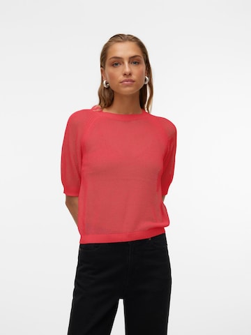 VERO MODA - Pullover 'NEW LEXSUN' em vermelho: frente