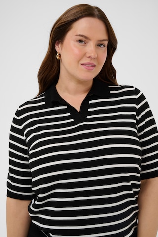 KAFFE CURVE Trui 'KClizzy' in Zwart