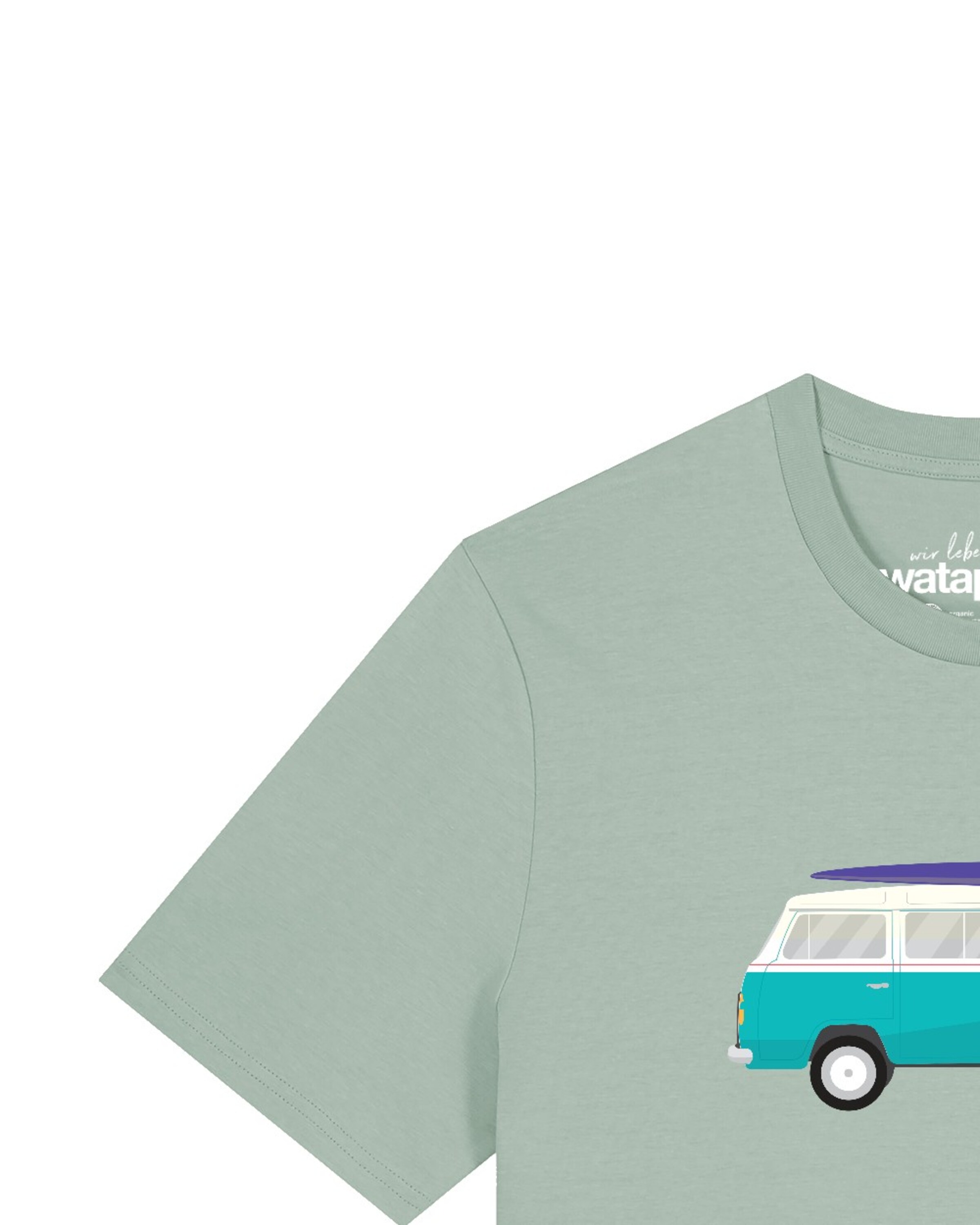 Maglietta 'California Dream' di Watapparel in verde