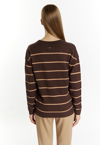 DreiMaster Klassik Sweater 'Baradello' in Brown