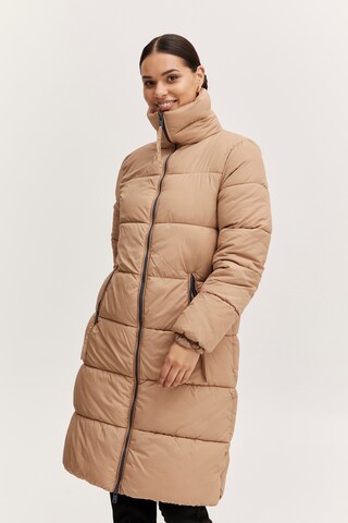 b.young Steppmantel BYBOMINA COAT - in Beige: predná strana