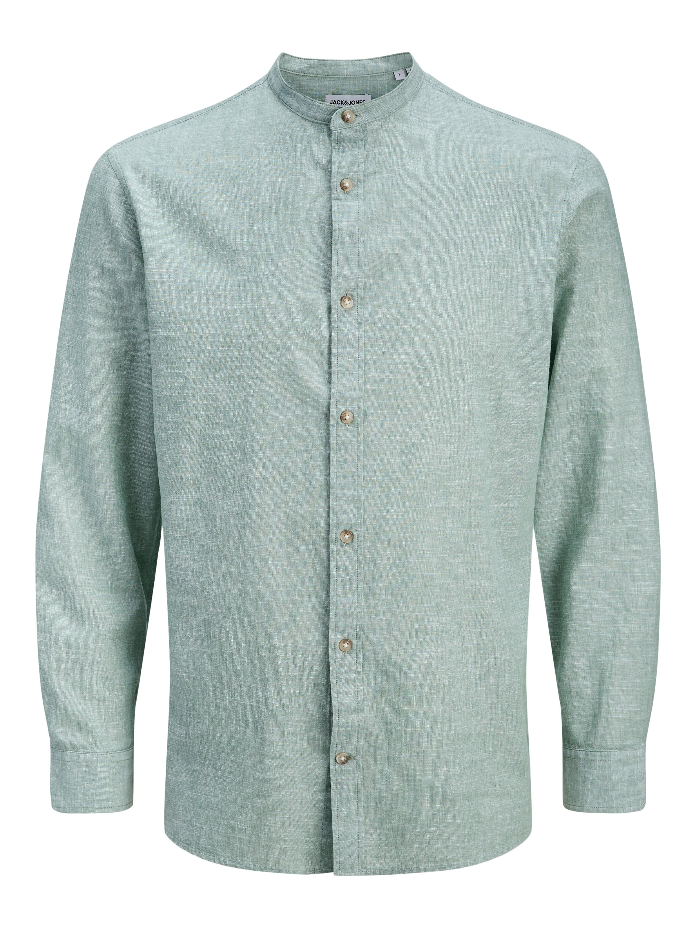 JACK & JONES Button Up Shirt 'JJESummer' in Green: front