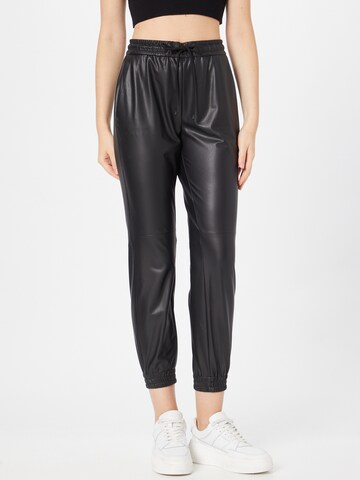 MAC Tapered Pants 'Easy' in Black: front